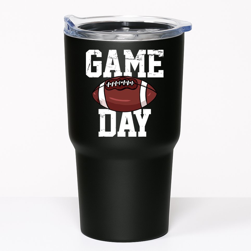 Football Player Vintage Gift Tumbler