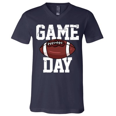 Football Player Vintage Gift V-Neck T-Shirt