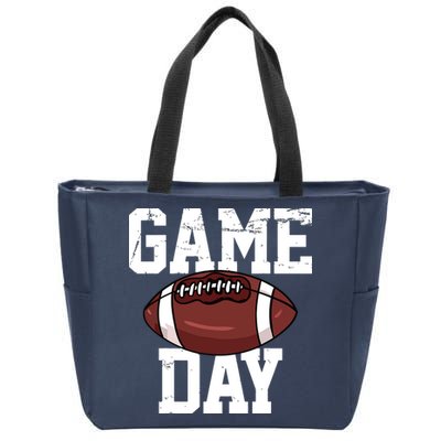 Football Player Vintage Gift Zip Tote Bag