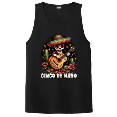 Funny Pembroke Welsh Dog Cinco De Mayo Mexican Party Funny Gift PosiCharge Competitor Tank