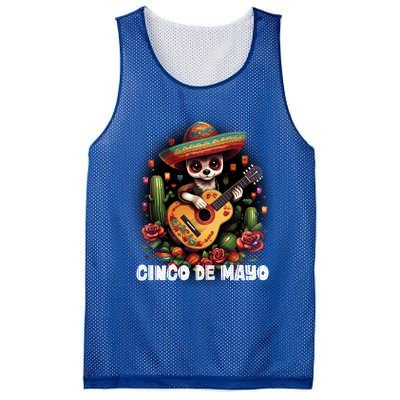 Funny Pembroke Welsh Dog Cinco De Mayo Mexican Party Funny Gift Mesh Reversible Basketball Jersey Tank