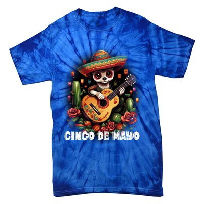 Funny Pembroke Welsh Dog Cinco De Mayo Mexican Party Funny Gift Tie-Dye T-Shirt