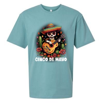 Funny Pembroke Welsh Dog Cinco De Mayo Mexican Party Funny Gift Sueded Cloud Jersey T-Shirt