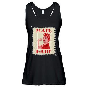 Female Postal Worker Mail Lady Stamp World Post Day Ladies Essential Flowy Tank