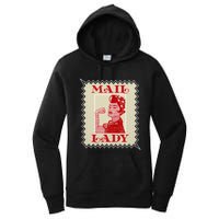 Female Postal Worker Mail Lady Stamp World Post Day Women's Pullover Hoodie