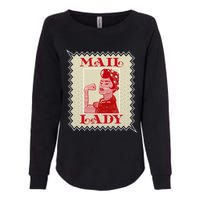 Female Postal Worker Mail Lady Stamp World Post Day Womens California Wash Sweatshirt