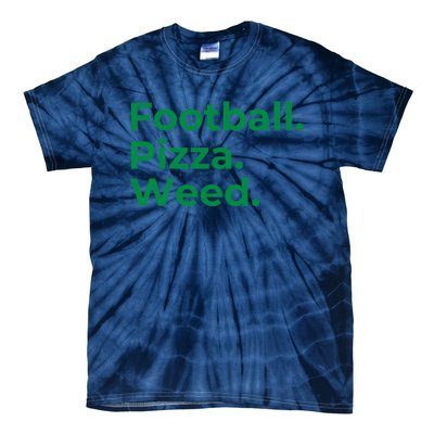 Football Pizza Weed Tie-Dye T-Shirt