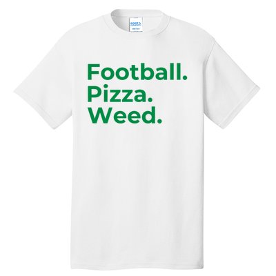 Football Pizza Weed Tall T-Shirt