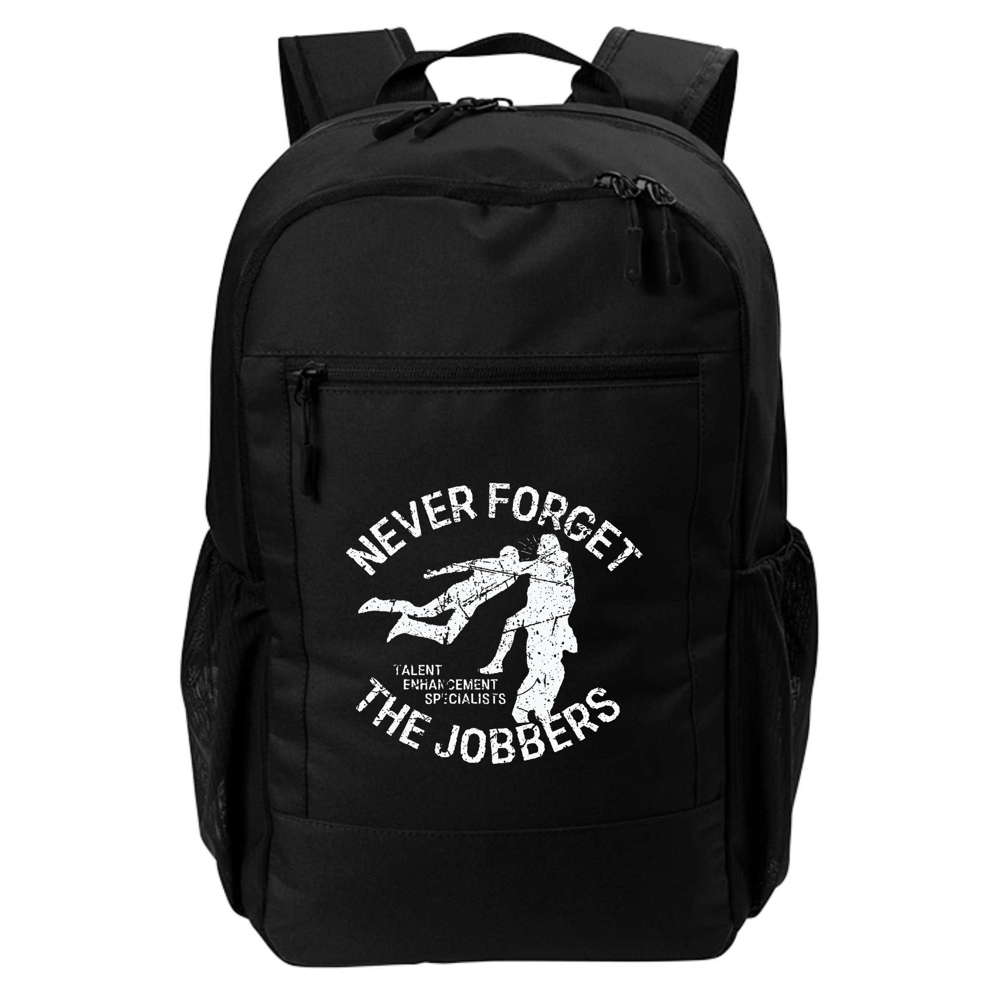 Funny Pro Wrestling Never Forget The Jobbers Vintage Backpack