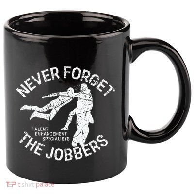 Funny Pro Wrestling Never Forget The Jobbers Vintage 11oz C Handle Ceramic Mug