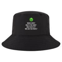 Funny Pickleball Whose Serve League Pickleball Team Cool Comfort Performance Bucket Hat