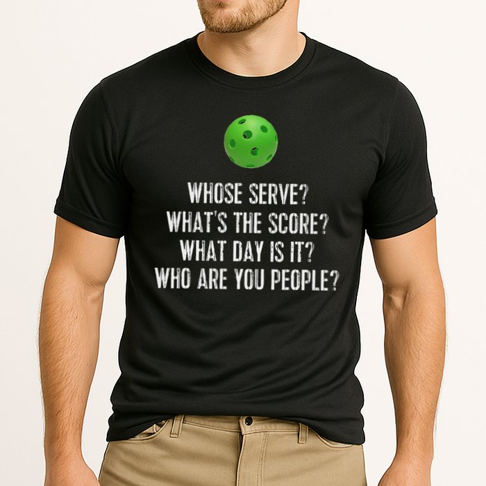Funny Pickleball Whose Serve League Pickleball Team Performance Shirt