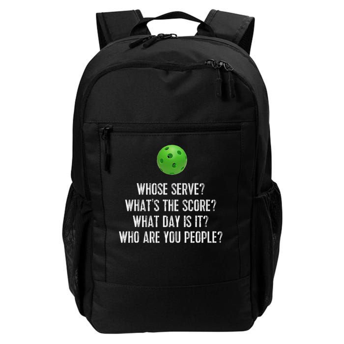 Funny Pickleball Whose Serve League Pickleball Team Backpack