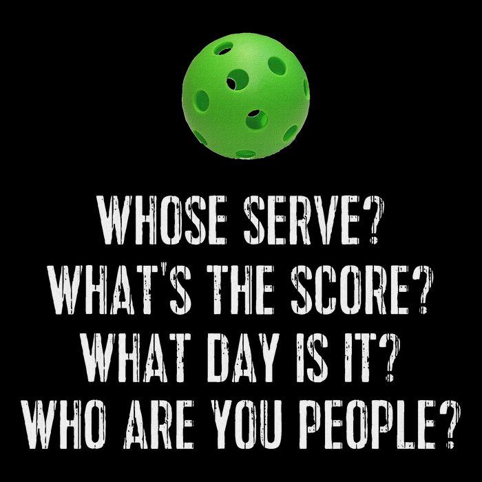 Funny Pickleball Whose Serve League Pickleball Team Backpack