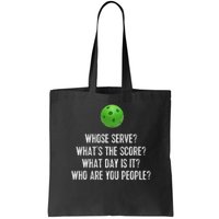 Funny Pickleball Whose Serve League Pickleball Team Bag