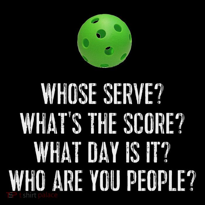Funny Pickleball Whose Serve League Pickleball Team Bag