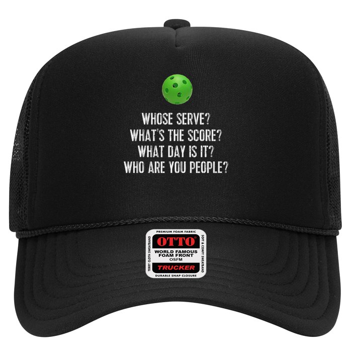 Funny Pickleball Whose Serve League Pickleball Team Hat