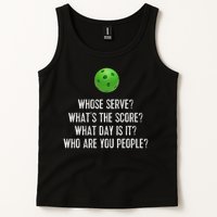 Funny Pickleball Whose Serve League Pickleball Team Tank Top