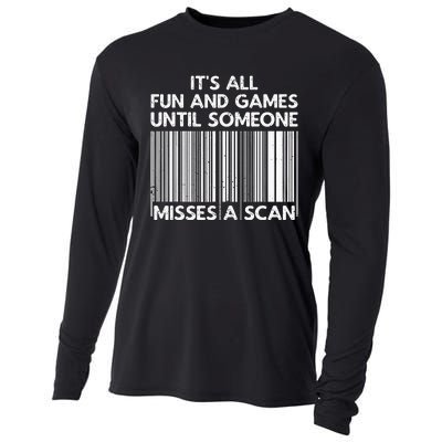 Funny Postal Worker Design For Postal Mail Office Cooling Performance Long Sleeve Crew