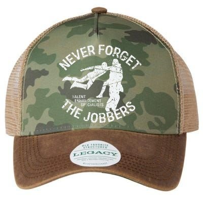 Funny Pro Wrestling Never Forget the Jobbers Vintage  Legacy Tie Dye Trucker Hat