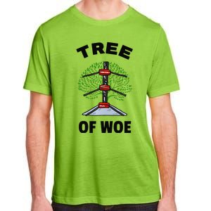 Funny Pro Wrestling Fan Gift Tree Of Woe Pro Wrestling Hold Premium Adult ChromaSoft Performance T-Shirt