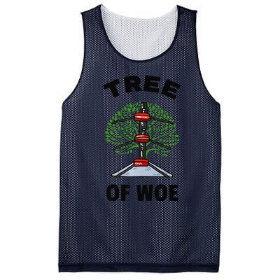 Funny Pro Wrestling Fan Gift Tree Of Woe Pro Wrestling Hold Premium Mesh Reversible Basketball Jersey Tank