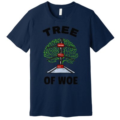 Funny Pro Wrestling Fan Gift Tree Of Woe Pro Wrestling Hold Premium Premium T-Shirt