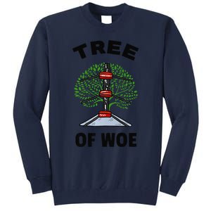 Funny Pro Wrestling Fan Gift Tree Of Woe Pro Wrestling Hold Premium Tall Sweatshirt