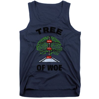 Funny Pro Wrestling Fan Gift Tree Of Woe Pro Wrestling Hold Premium Tank Top