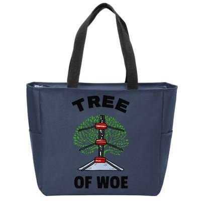 Funny Pro Wrestling Fan Gift Tree Of Woe Pro Wrestling Hold Premium Zip Tote Bag