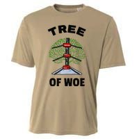 Funny Pro Wrestling Fan Gift Tree Of Woe Pro Wrestling Hold Premium Cooling Performance Crew T-Shirt