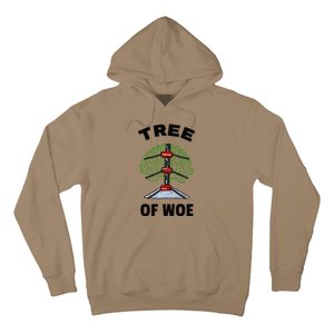 Funny Pro Wrestling Fan Gift Tree Of Woe Pro Wrestling Hold Premium Hoodie