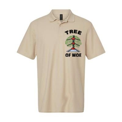 Funny Pro Wrestling Fan Gift Tree Of Woe Pro Wrestling Hold Premium Softstyle Adult Sport Polo