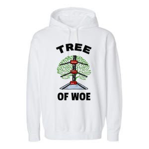 Funny Pro Wrestling Fan Gift Tree Of Woe Pro Wrestling Hold Premium Garment-Dyed Fleece Hoodie