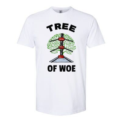 Funny Pro Wrestling Fan Gift Tree Of Woe Pro Wrestling Hold Premium Softstyle® CVC T-Shirt