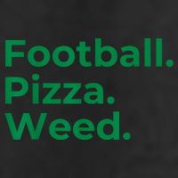 Football Pizza Weed 7 Panel Mesh Trucker Snapback Hat