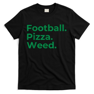 Football Pizza Weed T-Shirt