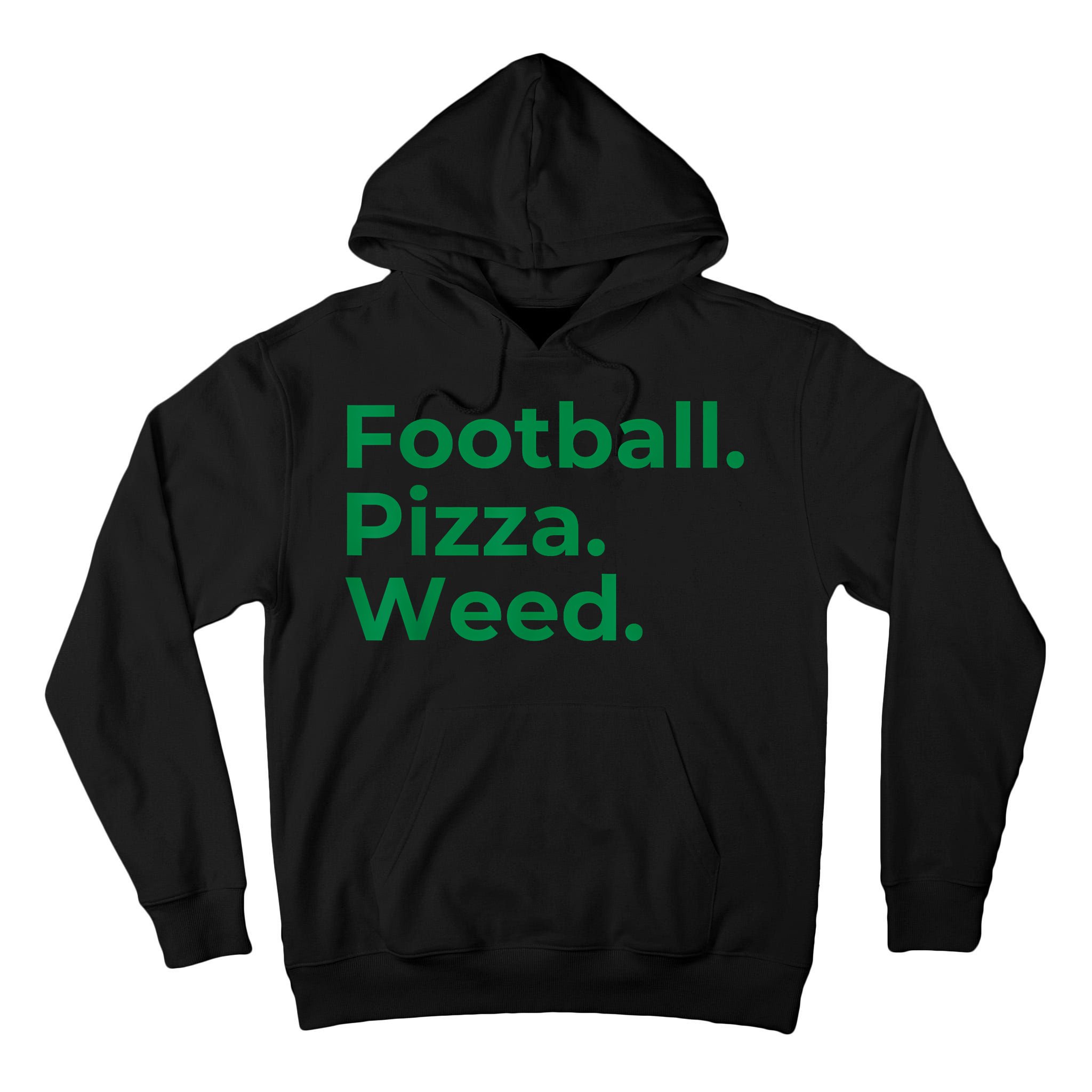 Football Pizza Weed Tall Hoodie