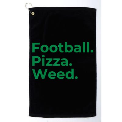 Football Pizza Weed Golf Towel