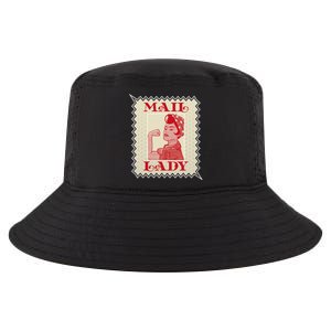 Female Postal Worker Mail Lady Stamp World Post Day Cool Comfort Performance Bucket Hat