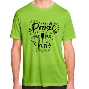 Funny Prosecco Wine Christmas I Prosec Ho Ho Ho Gift Adult ChromaSoft Performance T-Shirt