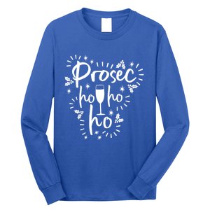 Funny Prosecco Wine Christmas I Prosec Ho Ho Ho Gift Long Sleeve Shirt