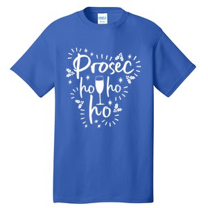 Funny Prosecco Wine Christmas I Prosec Ho Ho Ho Gift Tall T-Shirt