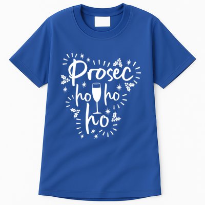 Funny Prosecco Wine Christmas I Prosec Ho Ho Ho Gift Tall T-Shirt