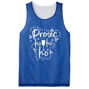 Funny Prosecco Wine Christmas I Prosec Ho Ho Ho Gift Mesh Reversible Basketball Jersey Tank