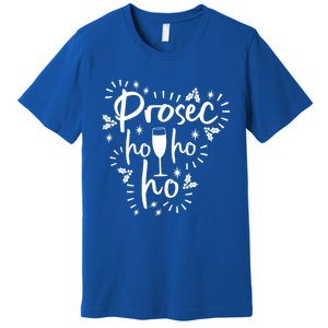 Funny Prosecco Wine Christmas I Prosec Ho Ho Ho Gift Premium T-Shirt