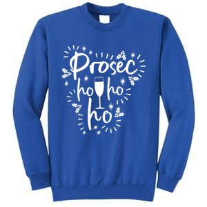 Funny Prosecco Wine Christmas I Prosec Ho Ho Ho Gift Tall Sweatshirt