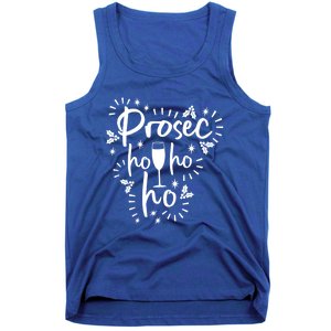 Funny Prosecco Wine Christmas I Prosec Ho Ho Ho Gift Tank Top