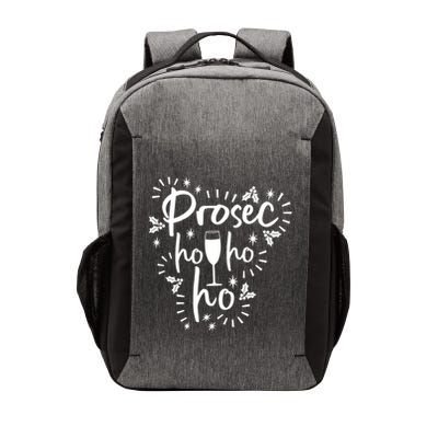 Funny Prosecco Wine Christmas I Prosec Ho Ho Ho Gift Vector Backpack