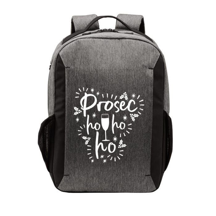 Funny Prosecco Wine Christmas I Prosec Ho Ho Ho Gift Vector Backpack